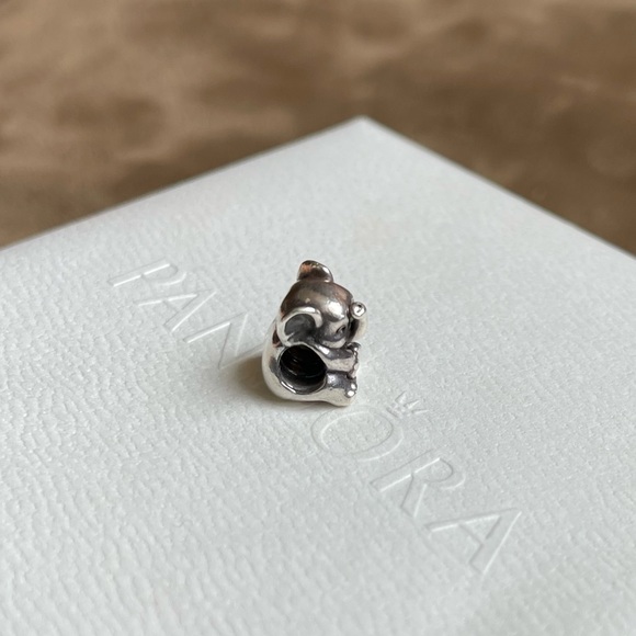 Retired Pandora Sterling Silver 925 Lucky Elephant Charm Authentic EUC - Picture 4 of 7